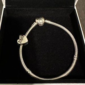 Pandora Sterling Silver Bracelet with Our Special Day Charm